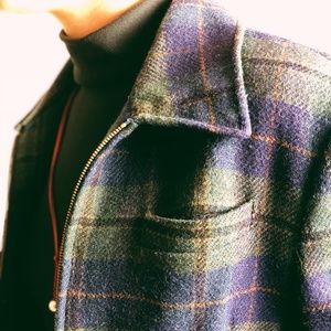 Wool Plaid Jacket